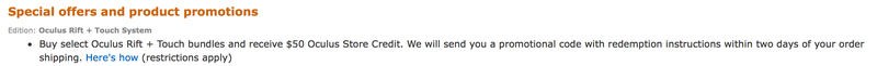 Illustration for article titled Buy An Oculus Rift VR System, Get a $50 Credit